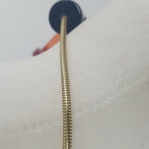 Chico's‎ Colorblocked Choker Necklace wChunky Colored Baubles Artsy Lagenlook - Picture 4 of 5